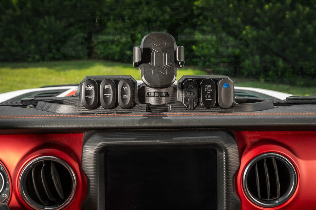 Rugged Ridge 13551.39 Dash Mount Pod for Select Jeep Gladiator, Jeep Wrangler