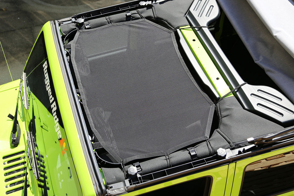 Rugged Ridge 13579.04 Eclipse Sun Shade for Select Jeep Wrangler, Jeep Wrangler JK