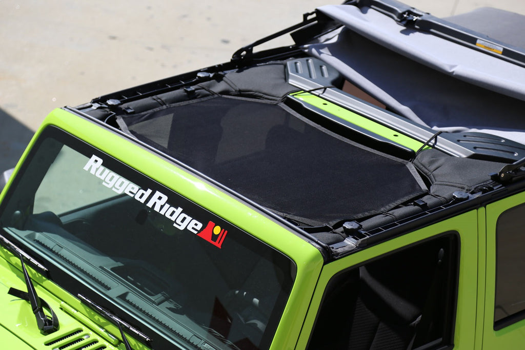 Rugged Ridge 13579.04 Eclipse Sun Shade for Select Jeep Wrangler, Jeep Wrangler JK