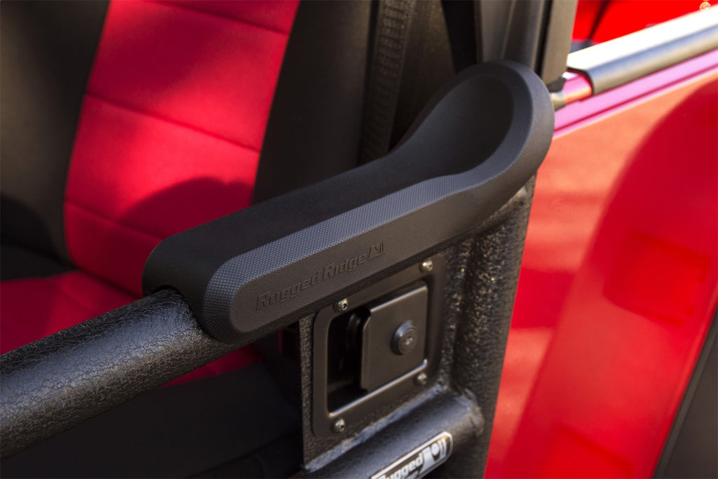 Rugged Ridge 13579.60 Arm Rest Pad for Select Jeep Wrangler, Jeep Wrangler JK