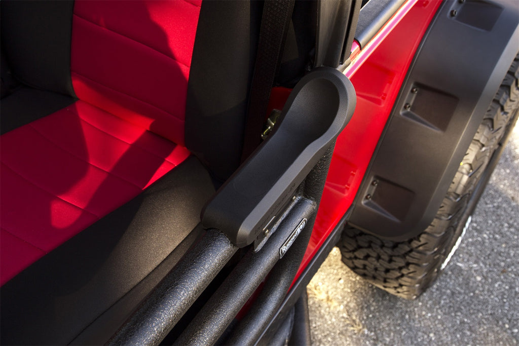 Rugged Ridge 13579.60 Arm Rest Pad for Select Jeep Wrangler, Jeep Wrangler JK