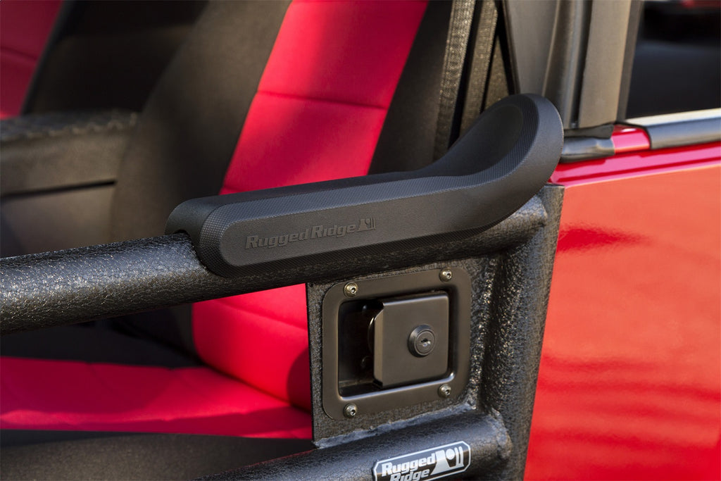 Rugged Ridge 13579.60 Arm Rest Pad for Select Jeep Wrangler, Jeep Wrangler JK