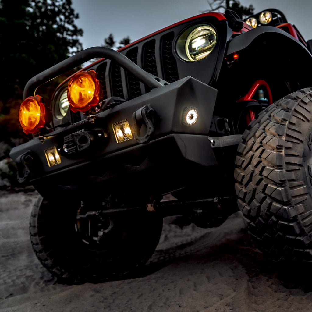 KC HiLiTES 1358 KC Cyclone V2 LED Flood Clear 1-Light Universal