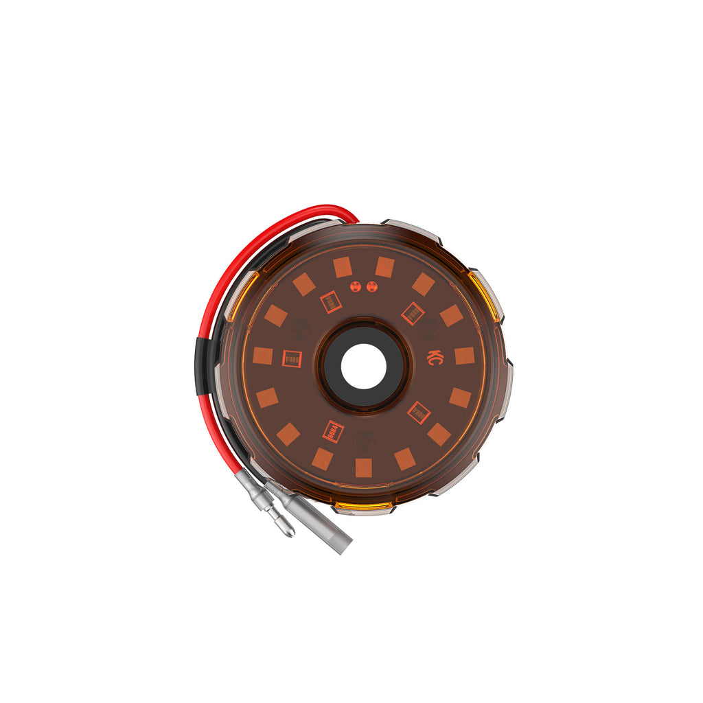 KC HiLiTES 1360 KC Cyclone V2 LED Flood Amber 1-Light Universal