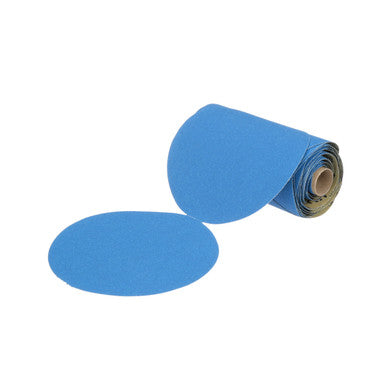 3M 36202 Stikit Blue Abrasive Disc Roll, 6 in, 80 grade