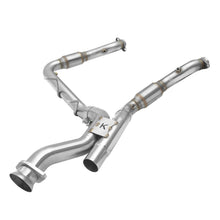 Load image into Gallery viewer, Kooks Custom Headers 13623300 3in. SS GREEN Catted Turbo Down Pipes. 2017-2020 F150 Raptor EcoBoost. for Select Ford F-150