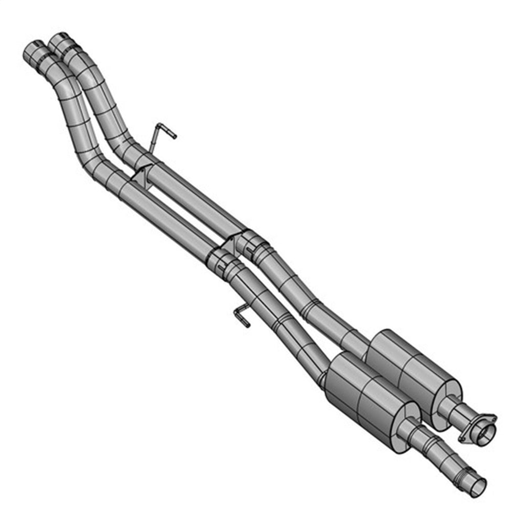 Kooks Custom Headers 13624110 3in. SS Cat-Back w/o Resonators. 2017 F150 Raptor EcoBoost. Connects to OEM. for Select Ford F-150