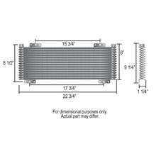Load image into Gallery viewer, Derale 13633 13 Row Series 9500 Plate &amp; Fin Transmission Cooler Kit, 5/8" Inverted flare