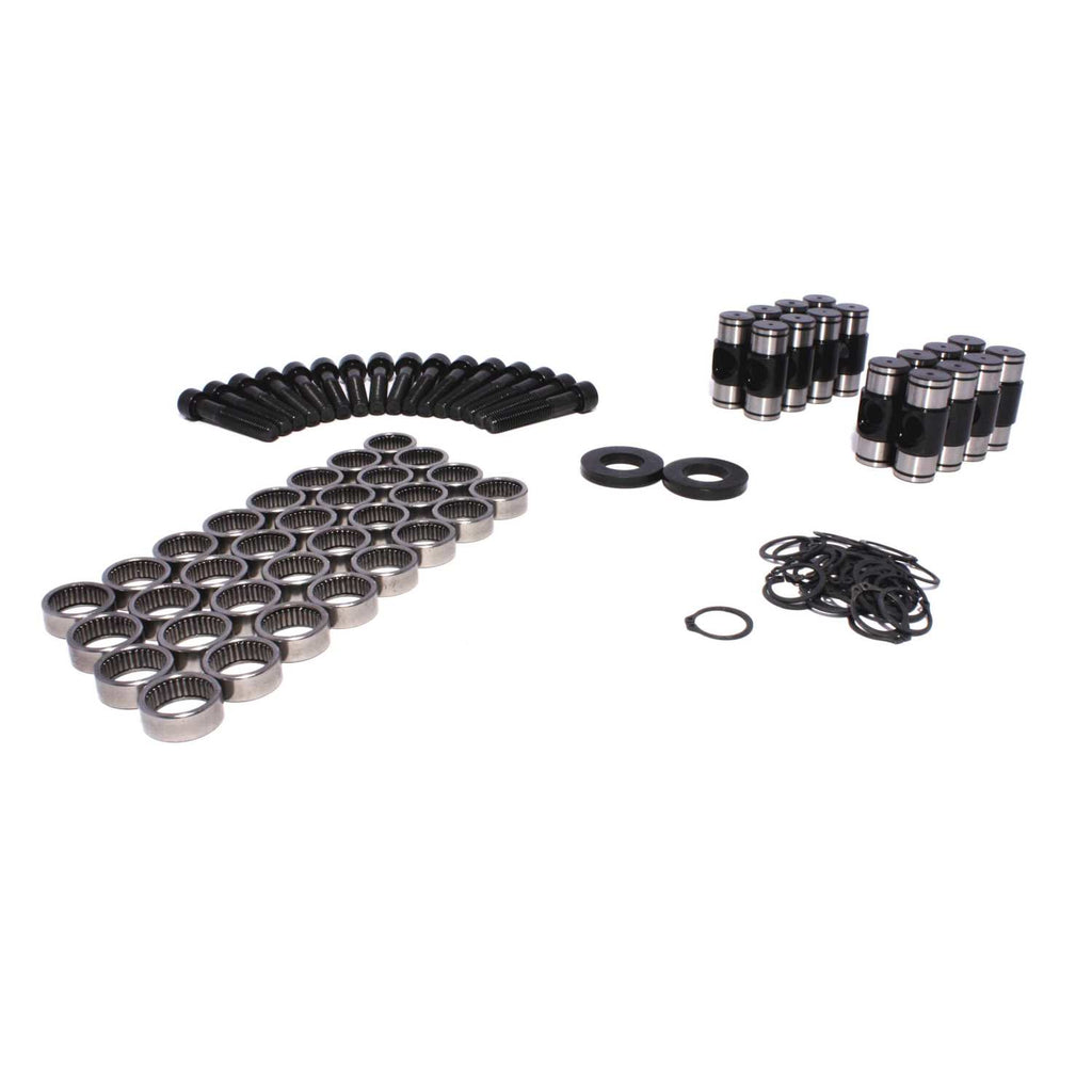 COMP Cams 13702-KIT Trunnion Upgrade Kit for GM LS1/LS2/LS3/LS6 Rocker Arms. for Select Buick Allure, Buick LaCrosse, Buick Rainier, Cadillac CTS, Cadillac Escalade, Cadillac Escalade ESV, Cadillac Escalade EXT, Chevrolet Avalanche, Chevrolet Avalanche