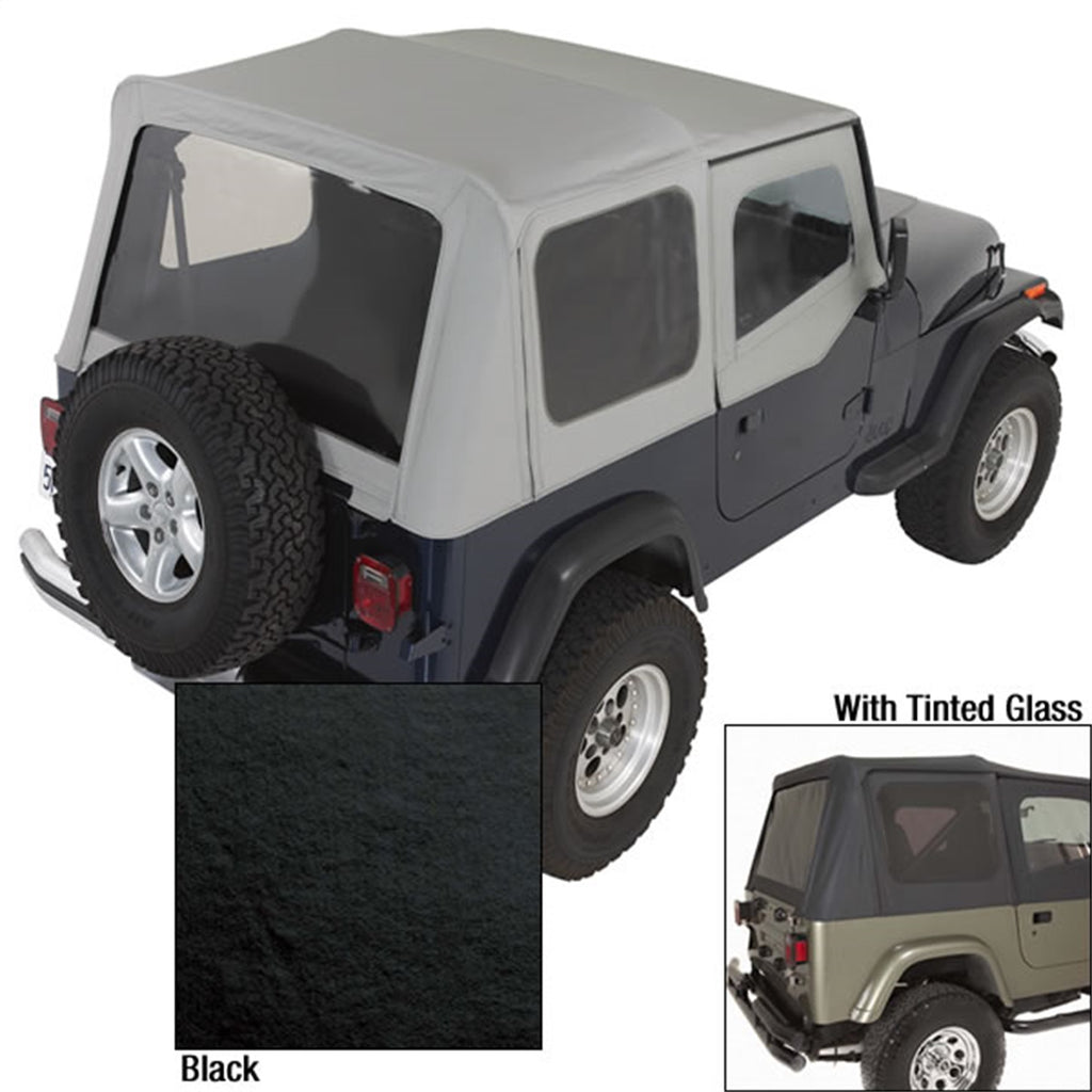 Rugged Ridge 13702.15 Fabric Replacement Top for Select Jeep Wrangler