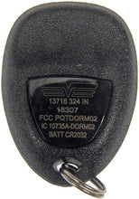 Load image into Gallery viewer, Dorman - HELP 13716 Keyless Entry Remote 3 Button
