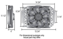 Load image into Gallery viewer, Derale 13720 8 Pass Electra-Cool Remote Cooler, -6AN Inlets