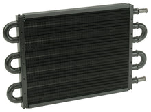 Load image into Gallery viewer, Derale 13731 6 Pass Econo-Cool Tube &amp; Fin Replacement Cooler, 11/32" Barb Inlets