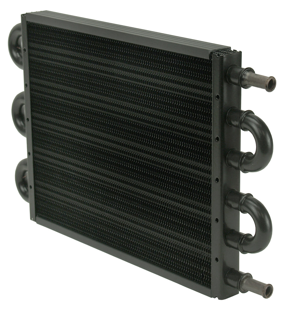 Derale 13731 6 Pass Econo-Cool Tube & Fin Replacement Cooler, 11/32" Barb Inlets