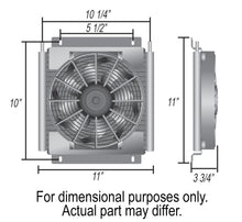 Load image into Gallery viewer, Derale 13735 18 Pass Remote Fluid Cooler, 11/32" for Select Chevrolet Astro, Chevrolet C10, Chevrolet C10 Suburban, Chevrolet C1500, Chevrolet C1500 Suburban, Chevrolet C20, Chevrolet C20 Suburban, Chevrolet C2500 Suburban, Chevrolet Cheyenne, Chevrolet