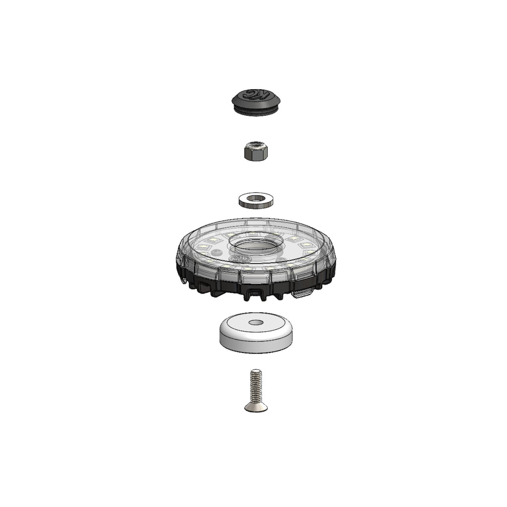 KC HiLiTES 1373 Magnet Mounts Attach to the Cyclone w/ Included Hardware - 6 Pack