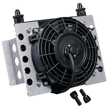 Load image into Gallery viewer, Derale 13750 15 Row Atomic Cool Plate &amp; Fin Remote Fluid Cooler, -6AN for Select Chevrolet Astro, Chevrolet C10, Chevrolet C10 Suburban, Chevrolet C1500, Chevrolet C1500 Suburban, Chevrolet C20, Chevrolet C20 Suburban, Chevrolet C2500 Suburban, Chevrolet