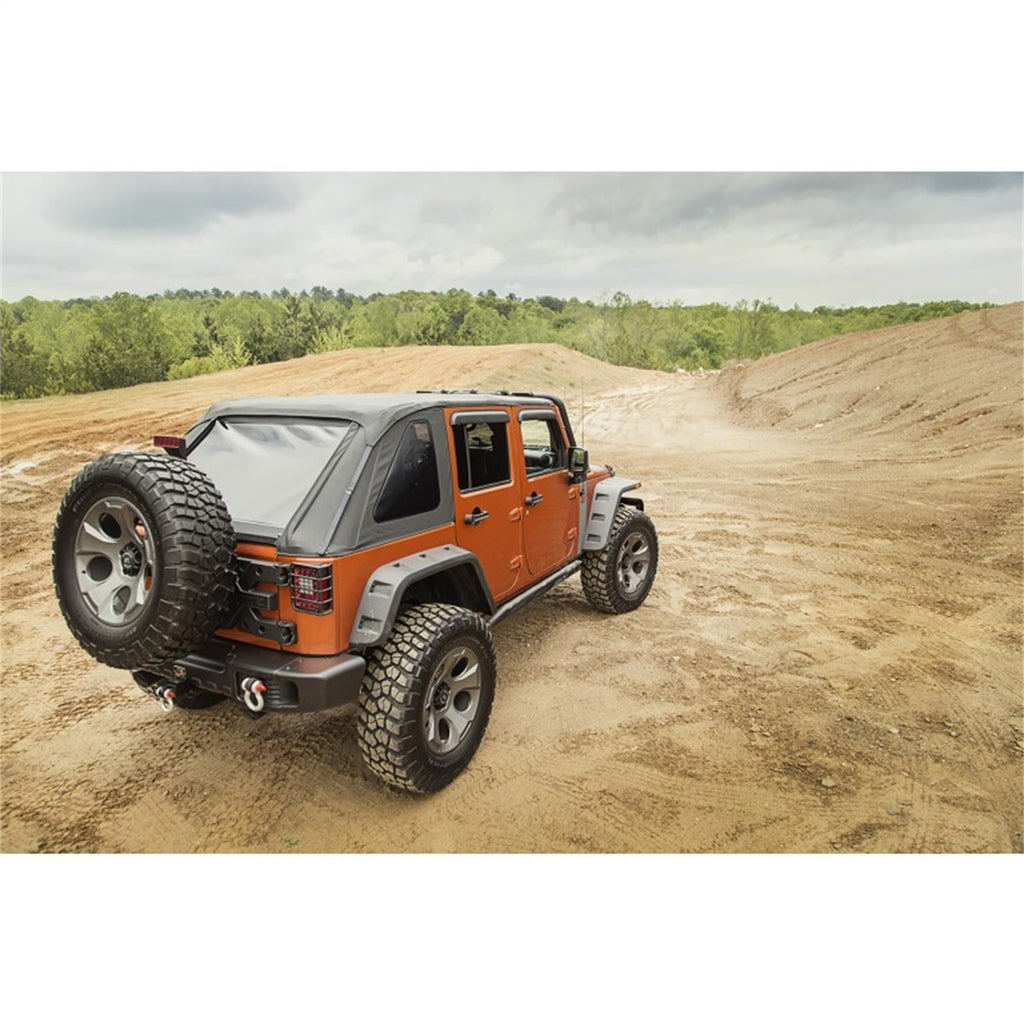 Rugged Ridge 13750.38 Bowless Soft Top for Select Jeep Wrangler, Jeep Wrangler JK