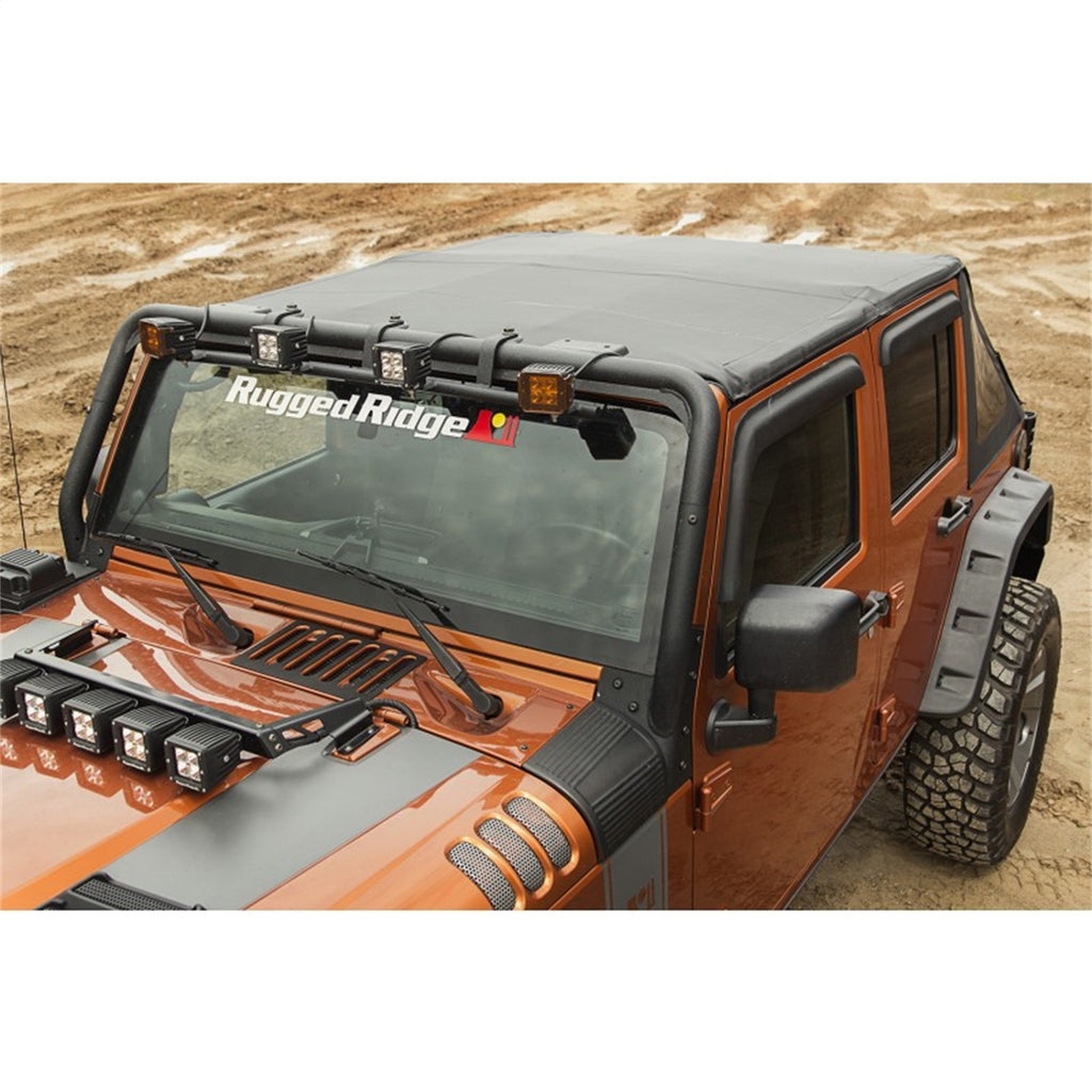 Rugged Ridge 13750.38 Bowless Soft Top for Select Jeep Wrangler, Jeep Wrangler JK