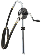 Load image into Gallery viewer, Lincoln Industrial 1385-H Premium 3-Vane Rotary Drum Pump For 16-55 Gallon Drums, With 8 In. Heavy-Duty Hose and Nozzle
