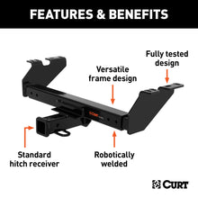 Load image into Gallery viewer, CURT 13900 Class 3 Multi-Fit Trailer Hitch with 2" Receiver