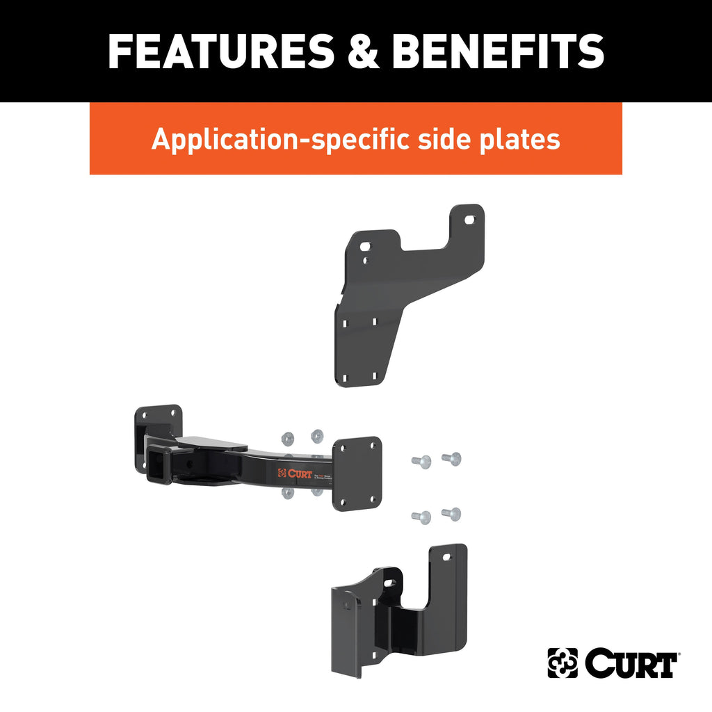 CURT 13903 Class 3 Multi-Fit Trailer Hitch with 2in. Receiver; Select Ford F-150 - Truck Part Superstore