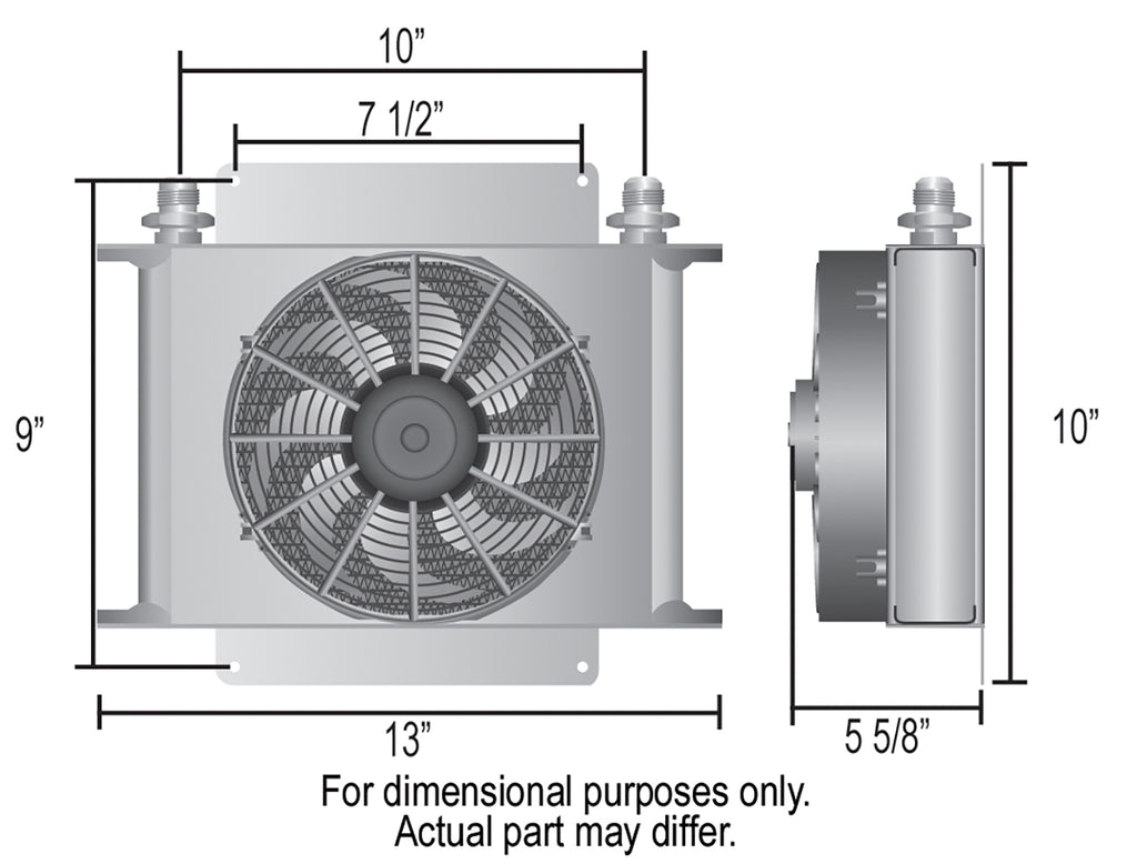 Derale 13960 25 Row Hyper-Cool Remote Transmission Cooler Kit, -6AN for Select AM General Hummer, Cadillac Escalade, Cadillac Escalade ESV, Cadillac Escalade EXT, Chevrolet Avalanche, Chevrolet Avalanche 1500, Chevrolet Avalanche 2500, Chevrolet C10,