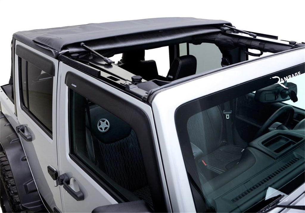 Rampage 139835 Trailview Frameless Soft Top for Select Jeep Wrangler, Jeep Wrangler JK