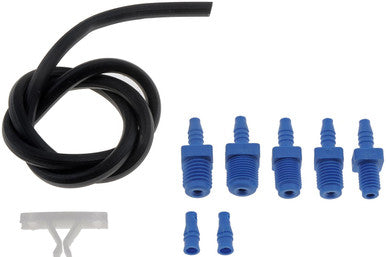 Dorman - HELP 13999 Master Cylinder Bleeder Kit - 22 In. Hose, Clip, And Metric Fittings