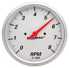 Load image into Gallery viewer, AutoMeter 1399 GAUGE, TACHOMETER, 5", 8K RPM, IN-DASH, ARCTIC WHITE