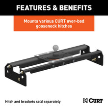 Load image into Gallery viewer, CURT 61505 Over-Bed Gooseneck Installation Brackets; Select Ford F-150; F-250; F-350 - Truck Part Superstore