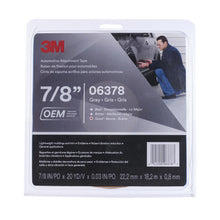 Load image into Gallery viewer, 3M 06378 Automotive Attachment Tape, Gray, 0.76 mm, 7/8 in x 20 yd