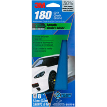 Load image into Gallery viewer, 3M 31577-8 Blue Sandpaper, 3 2/3 in X 9 in, 180 G, 8 Pack
