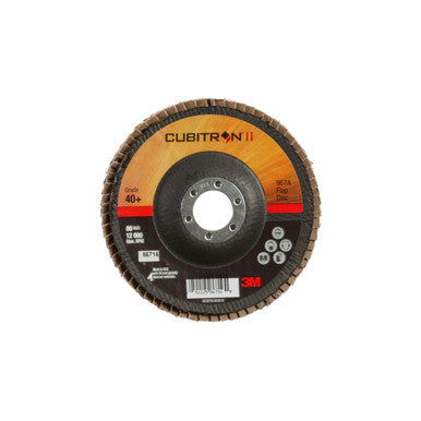 3M AB86716 Cubitron II Flap Disc 967A, 40+, T29, 5 in x 7/8 in