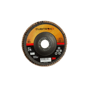 3M 60440295172 Cubitron II Flap Disc 967A, 60+, T29, 5 in x 7/8 in