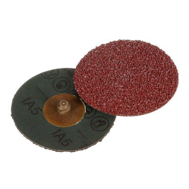 3M 60410011658 Cubitron II Roloc Fibre Disc 982C, 36+, TR, Red, 3 in, Die R300V
