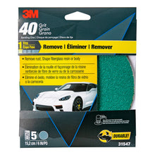 Load image into Gallery viewer, 3M 31547 Green Corps Sanding Disc with Stikit Attachment, 6 in, 40 Grit
