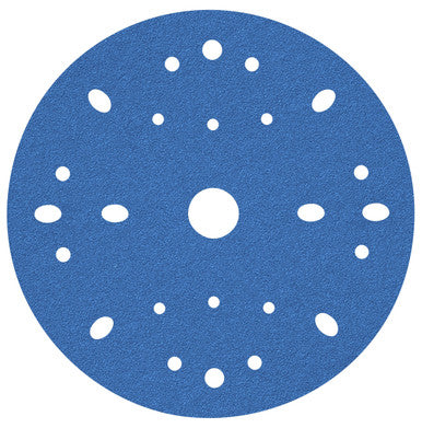 3M 36170 Hookit Blue Abrasive Disc Multi-hole, 6 in, 40 grade