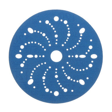 3M 36174 Hookit Blue Abrasive Disc Multi-hole, 6 in, 120 grade