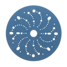 Load image into Gallery viewer, 3M 36180 Hookit Blue Abrasive Disc 321U, 6 in, 320 grade, Multi-hole