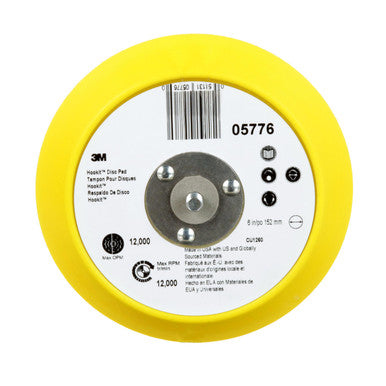 3M 05776 Hookit Disc Pad., 6 in
