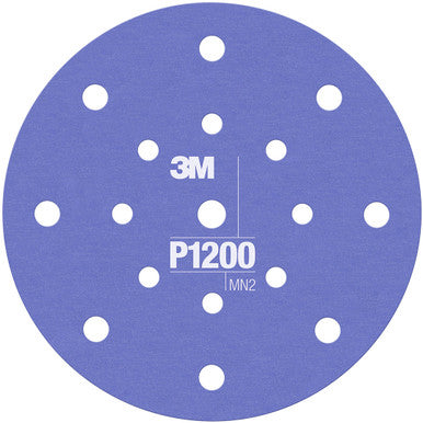 3M 34804 Hookit Flexible Abrasive Disc 270J, 6 in, Dust Free, P1200