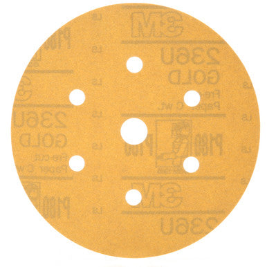3M 01079 Hookit Gold Disc Dust Free 236U, 6 in, P180