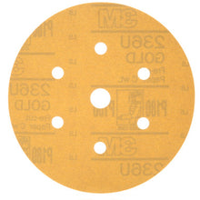 Load image into Gallery viewer, 3M 01079 Hookit Gold Disc Dust Free 236U, 6 in, P180