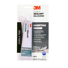 Load image into Gallery viewer, 3M 08019 Marine Grade Silicone Sealant, Clear, 3 oz Tube