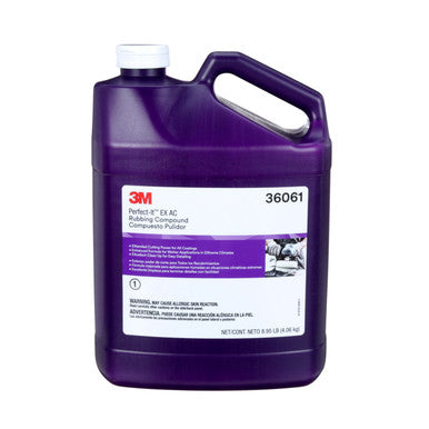 3M 36061 Perfect-It EX AC Rubbing Compound, 1 gal (8.95 lb)