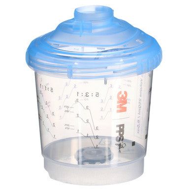 3M 26261 PPS Series 2.0 Vented Spray Cups Kit, Mini (8.5 fl oz, 250 ml), 200 Micron Filter
