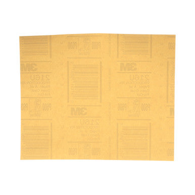 3M 02537 Gold Abrasive Sheet, P600 grade, 9 in x 11 in