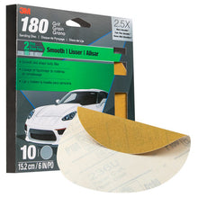 Load image into Gallery viewer, 3M 31448 Sanding Discs with Stikit Attachment, 6 in, 180 grit, 10 Pack