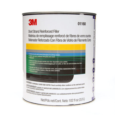 3M 01160 Short Strand Reinforced Filler, 1 gal